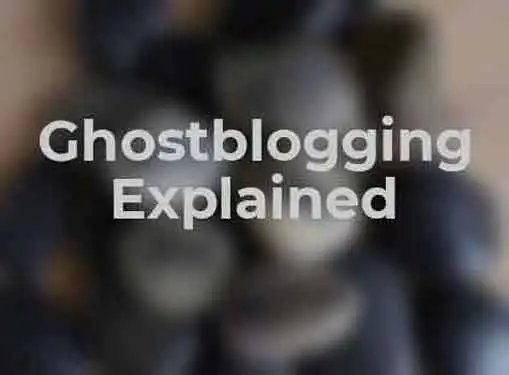 Ghostblogging