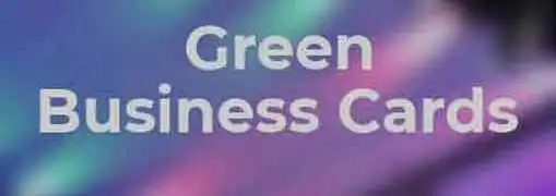 Green Business Cards