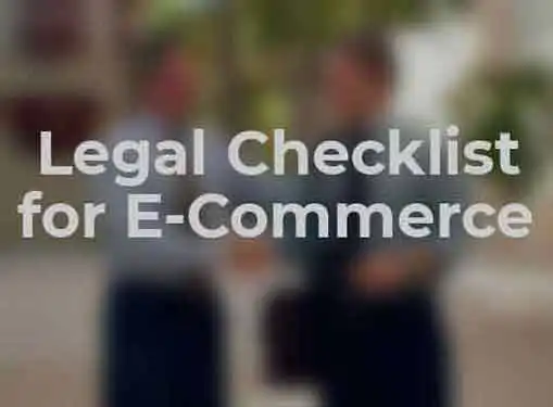 Legal Checklists Electronic Commerce