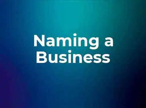 Naming a Company