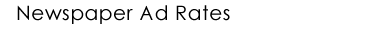 Newspaper Ad Rates - Newspaper Advertising Costs by State