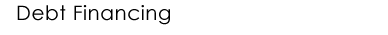Debt Financing - Line of Credit - Small Business Loans