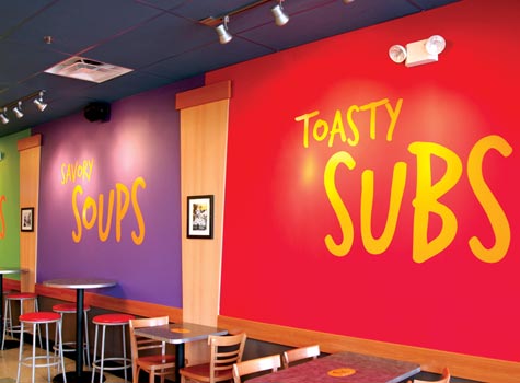 Quiznos New Store Design