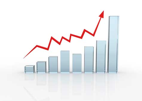 Entrepreneur Upward Chart