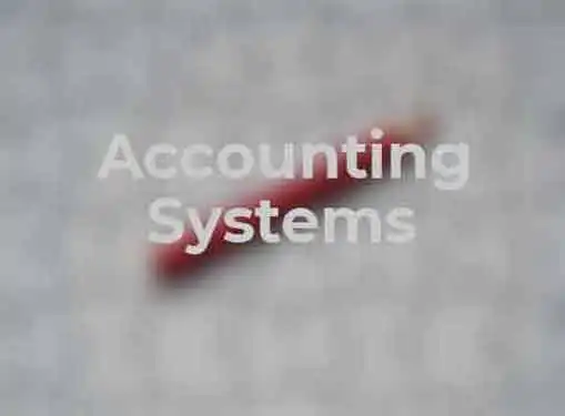 Accounting Systems for Small Enterprises
