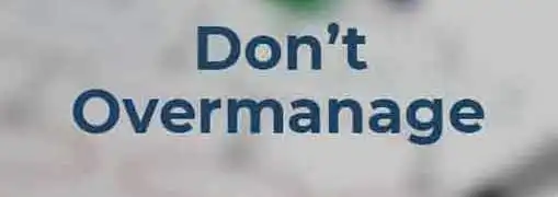 Avoiding Micromanagement