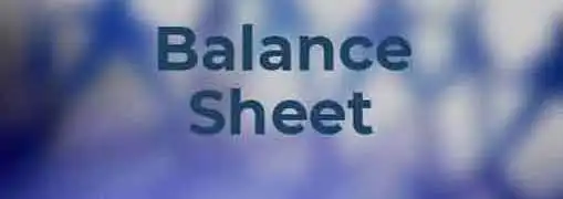 Balance Sheet