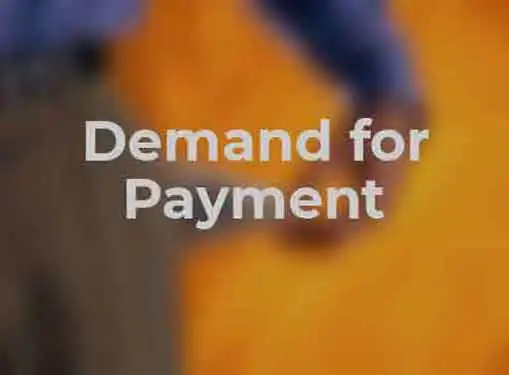 Demand For Payment