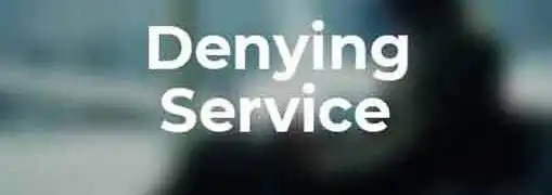 Denying Service to Restaurant Customers