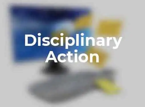 Disciplinary Action Form