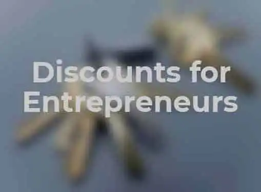 Discounts for Entrepreneurs