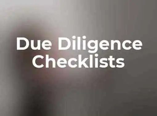 Due Diligence Checklist