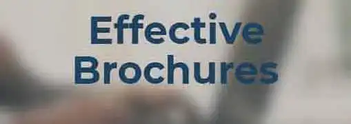 Effective Brochures