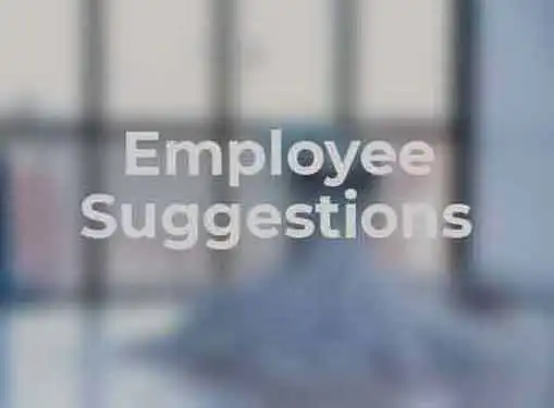 Employee Suggestions and Feedback