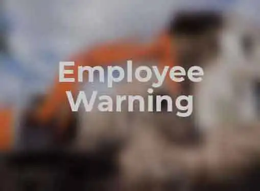 Employee Warning Notices