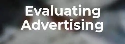Evaluating Advertising Efforts