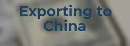 Exporting to China
