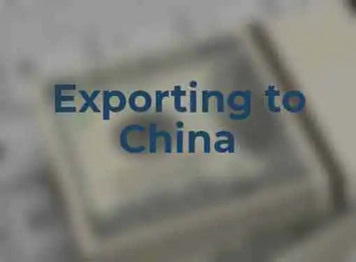 Exporting to China