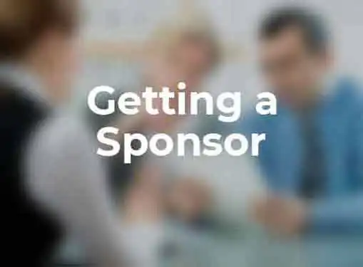 Getting a Sponsor