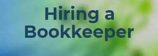 Hiring a Bookkeeper