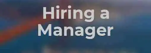 Hiring a Manager