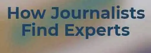 How Journalists Find Experts