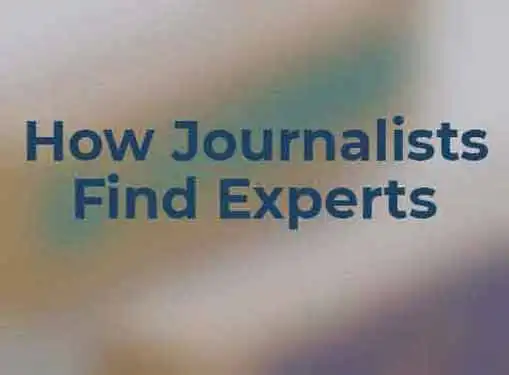 How Journalists Find Experts