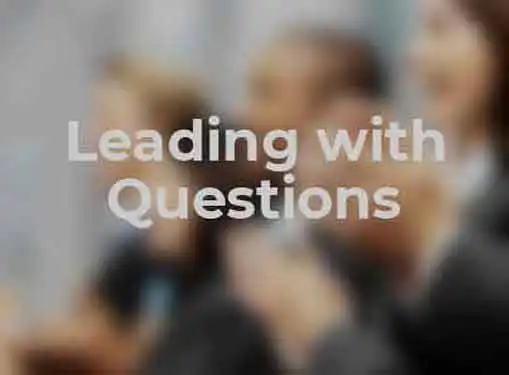 Leading By Asking Questions