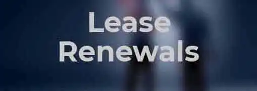 Lease Renewals for Office Space