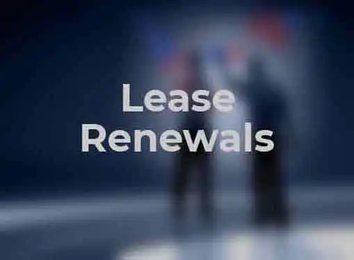 Lease Renewals for Office Space