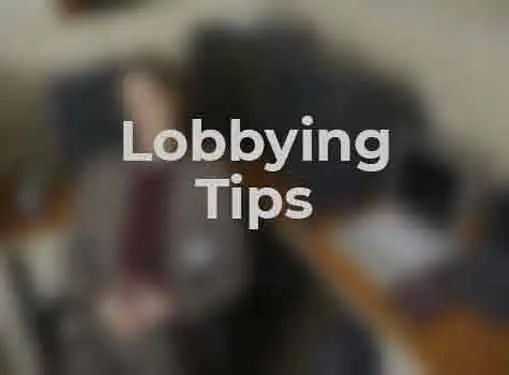 Lobbying Tips for Entrepreneurs