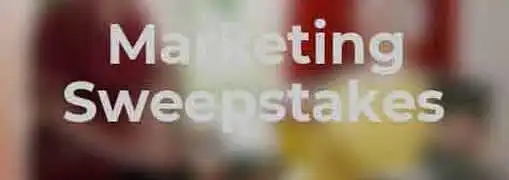 Marketing Sweepstakes
