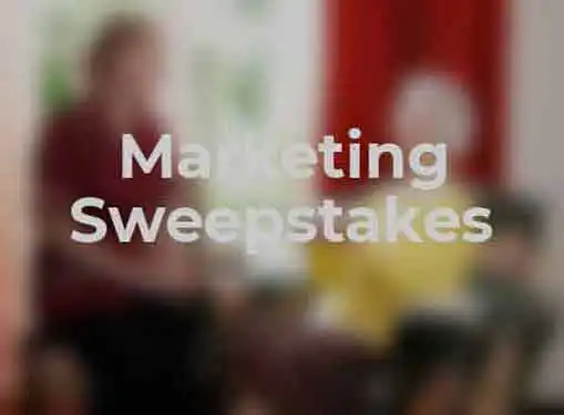 Marketing Sweepstakes