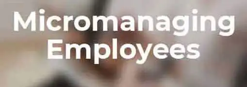 Micromanaging Employees