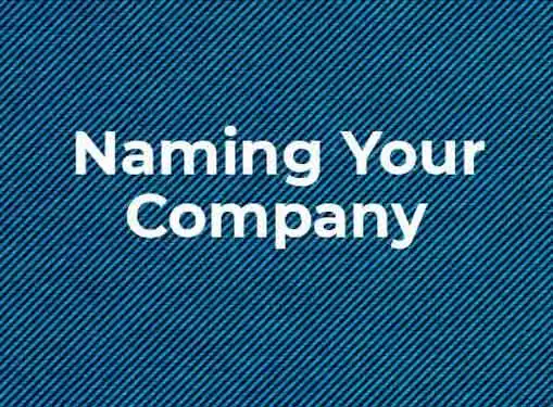 Naming Your Company