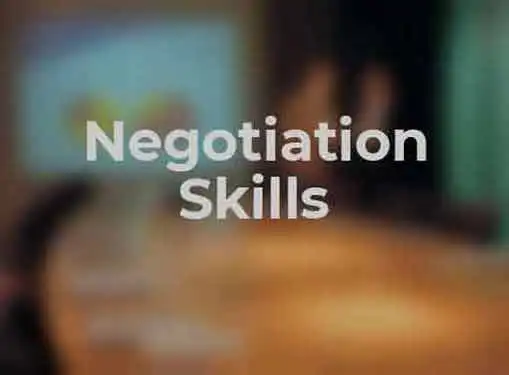 Negotiation Skills for Entrepreneurs