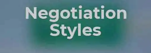 Negotiation Styles