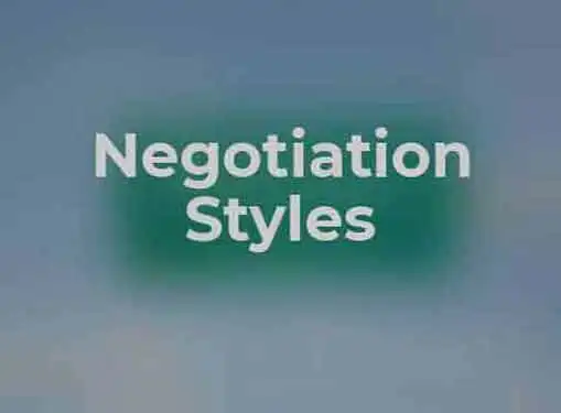 Negotiation Styles