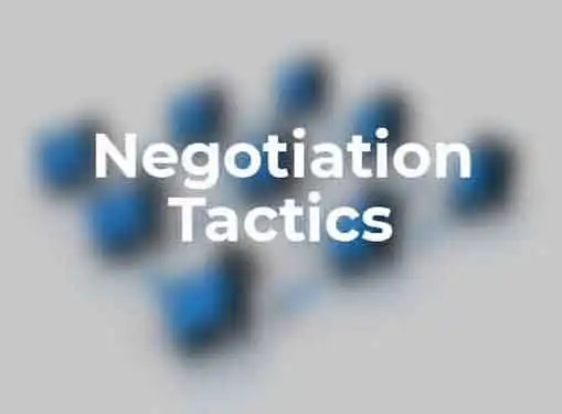 Negotiation Tactics