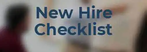 New Hire Checklist