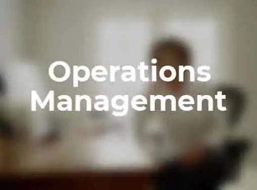 Operations Management Issues In A Small Business