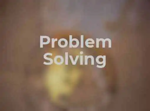 Problem Solving Advice