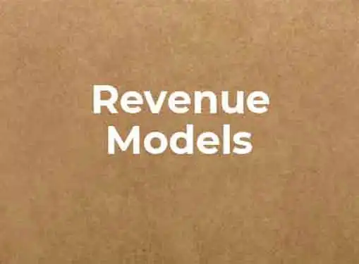 Revenue Models vs Business Models