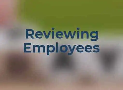 Reviewing Employees