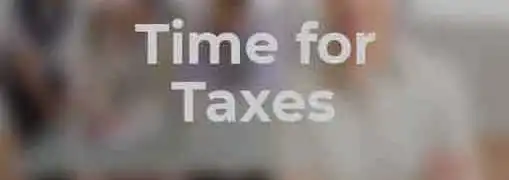 Tax Time Starts Today
