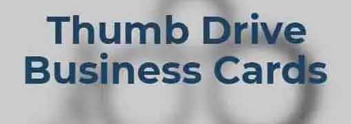 Thumb Drive Business Cards