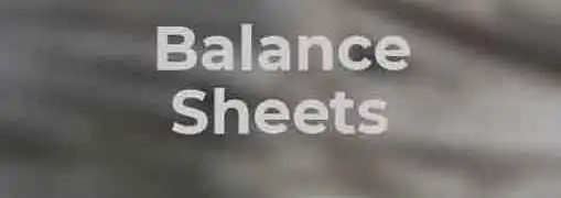 Understanding Financial Statements Balance Sheets