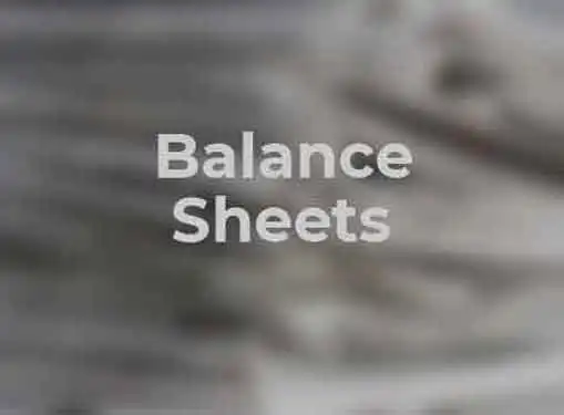 Understanding Financial Statements Balance Sheets