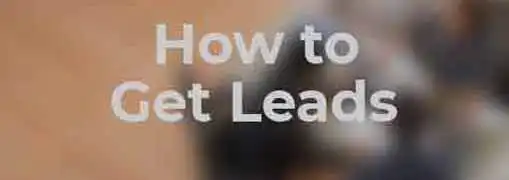 Ways to Get Sales Leads