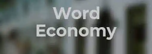 Word Economy